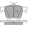 Image de Meyle 0252500816 Motorcraft Kit de plaquettes de frein, frein à disque