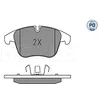 Image de Meyle 0252408418/PD Motorcraft Kit de plaquettes de frein, frein à disque