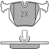 Image de MEYLE Jeu de garnitures de frein, frein à disque 0252148717/PD Compatible avec: BMW 3, 3 Cabriolet, 3 Coupe, 3 Touring, 5, 7, X3, X5, Z4 Coupe, Z4 Roadster, Z8 Roadster, LAND ROVER RANGE III