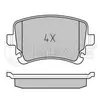 Image de Meyle 0252332617/PD Motorcraft Kit de plaquettes de frein, frein à disque
