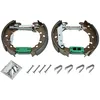 Image de MEYLE Jeu de mâchoires de frein 7145330000/K Compatible avec: FORD FIESTA IV, FIESTA V, FIESTA V Van, FUSION, KA, PUMA, STREET KA, MAZDA 121 III, 2