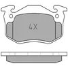 Image de MEYLE Jeu de garnitures de frein, frein à disque 0252109615/W