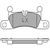 Image de MEYLE Plaquettes de frein arrière (jeu) 0252472116