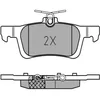 Image de MEYLE Jeu de garnitures de frein, frein à disque 0252584116 Compatible avec: PEUGEOT 308 II, 308 SW II