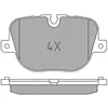 Image de MEYLE Jeu de garnitures de frein, frein à disque 0252508517 Compatible avec: LAND ROVER RANGE III, LAND RANGE SPORT I