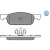 Image de MEYLE Plaquettes de frein avant (jeu) 0252252517 Compatible avec: DACIA LOGAN II, LOGAN MCV II, SANDERO II, RENAULT CLIO IV, CLIO IV Grandtour, CLIO IV Kasten/Schrägheck, LOGAN I Kombi