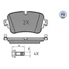 Image de MEYLE Plaquettes de frein arrière (jeu) 0252230717/PD