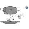 Image de MEYLE Plaquettes de frein avant (jeu) avec VWK 0252238317/PD