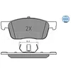 Image de MEYLE Jeu de garnitures de frein, frein à disque 0252259417 Compatible avec: CITROËN JUMPY III Kasten, PEUGEOT EXPERT Kasten, EXPERT Pritsche/Fahrgestell, TRAVELLER Bus, TOYOTA PROACE Bus