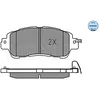 Image de MEYLE Jeu de garnitures de frein, frein à disque 0252223515 Compatible avec: MAZDA 2