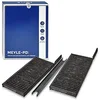 Image de MEYLE Filtre air de l'habitacle Cartouche filtrante, de haute performance, Filtre à charbon actif, Filtre à poussière fine (PM 2.5), avec action absorbant les odeurs, Filtre à NOx, aux 16-12 326