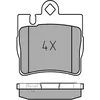 Image de MEYLE Jeu de garnitures de frein, frein à disque 0252307815
