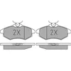 Image de MEYLE Jeu de garnitures de frein, frein à disque 0252340719