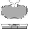 Image de MEYLE Jeu de garnitures de frein, frein à disque 0252345816 Compatible avec: LAND ROVER DISCOVERY II, LAND RANGE II