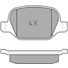 Image de MEYLE Jeu de garnitures de frein, frein à disque 0252351716