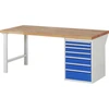 Image de Rau Werkbank 7517A1, L2000xP900xH890mm, 7x tiroirs-TA