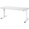 Image de Établi adlatus RAU 300 réglable en hauteur électriquement Plan de travail avec revêtement en tôle d'acier 2000 mm x 800 mm