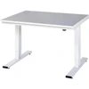 Image de Établi adlatus RAU 300 réglable en hauteur électriquement Plateau linoléum/universel 1250 mm x 1000 mm