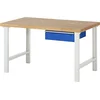Image de Rau Cosmetics 03-7001A1-159B4S.11 Table de Travail 7000, Construction Modulaire, 1 Tiroir, 1500mm x 840mm x 900mm
