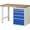 Image de Établi Rau modèle 7511 avec 5 tiroirs l x p x h 1250x700x840mm