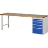 Image de Établi Rau modèle 7511 avec 5 tiroirs l x p x h 2500x900x840mm