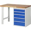Image de RAU 03-7513A1-127B4S.11 Série 7000 Modèle 7513-1 Établi Gris/bleu