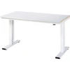 Image de Établi adlatus RAU 300 réglable en hauteur électriquement Plan de travail avec revêtement en tôle d'acier 1500 mm x 800 mm