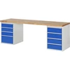 Image de Etabli Rau modèle 7820, L 2500 x P 900 x H 840mm