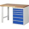 Image de RAU 03-7515A1-127B4S.11 Série 7000 Modèle 7515 Établi Gris/bleu