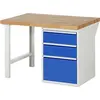 Image de RAU 03-7507A1-129B4S.11 Série 7000 Modèle 7503-1 Établi Gris/bleu
