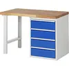 Image de RAU 03-7509A1-129B4S.11 Série 7000 Modèle 7509-1 Établi Gris/bleu