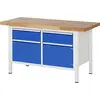 Image de RAU 03-8466A2-157B4S.11 Série 8000-Modèle 8466 Établi Gris/bleu