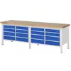 Image de Établi Rau modèle 8477, L 2500 x P 700 x H 840mm