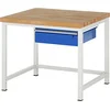 Image de RAU Établi série 8000   Construction de Manière (soudage Châssis), 1 pièce, gris clair/enzianblau, 03 8001 A1 109b4s.11