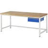 Image de Etau (l x p x h) : 2000 x 900 x 840 mm - 1 hängeschublade 150 mm, en hêtre massif - 40 mm/rAL5010 rAL