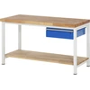 Image de Établi Rau modèle 8001 avec tablette LxPxH 1500x900x840mm
