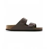 Image de Birkenstock pour homme. 151183 Sandales Arizona (Coupe Étroite) marron (41), Plat, Aucun, Casuel