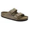 Image de Birkenstock 951303 Arizona SFB taupe, Suede Leather Homme Taupe EU 40