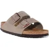 Image de Birkenstock 951303 Arizona SFB taupe, Suede Leather Homme Taupe EU 41