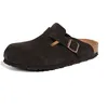 Image de Birkenstock 660463 Boston SFB Mocca, Suede Leather Homme Mocca EU 39