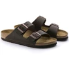 Image de Birkenstock - Mules en Velours de Cuir Arizona marron 43