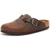 Image de Birkenstock 860131 Boston Habana, Oiled Leather Homme Habana EU 41