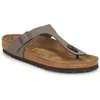Image de Birkenstock 043391 Gizeh stone, Birkibuc Homme Grey EU 45