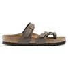 Image de Birkenstock pour homme. 71061 Sandales Mayari (Coupe Régulière) mocca (45), Marron, Plat, Aucun, Casuel, Taupe