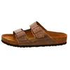 Image de Birkenstock Arizona Cuir Gras Large, Sandales Bout ouvert Mixte Adulte - Marron (Tabacco Brown) - 40 EU (Coupe régular)