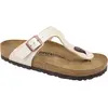 Image de Birkenstock 943871 Gizeh pearl white, Birko Flor Graceful Femme White EU 38