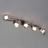 Image de Kögl Plafonnier Campana, à 5 lampes, courbé