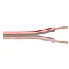 Image de Goobay 15131 Câble de Haut-Parleur Transparent CU, 25m Longueur de Câble, Section 2 x 2.5mm², 8mm Diamètre