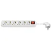 Image de Goobay 38845 Bloc multiprise avec Interrupteur 6 Prises Blanc 5 m