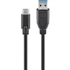Image de Goobay 44712 Câble USB-C  vers USB A 3.0 noir - Connecteur USB 3.0 (type A) > Connecteur USB-C 